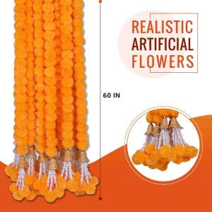 artificial marigold with bell