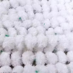 Lepax Artificial Marigold Decorative Flower White Genda Phool Garlands String for Diwali, Navratri, Durga Puja Festival, Office Decoration