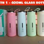 glass water bottle