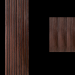 pvc heavyfluted panel