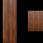 pvc heavyfluted panel